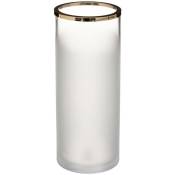 Atmosphera - Vase Artifice verre doré H25cm créateur d'intérieur - Transparent