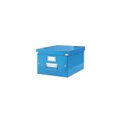 Boîte de rangement carton Leitz Click&Store Wow h 20 x l 28 x p 36,8 cm bleue - Bleu