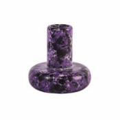 Bougeoir Amathyst 7.5 x Ø 7 cm - & klevering violet