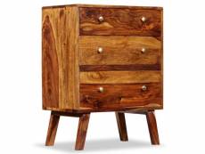 Buffet bahut armoire console meuble de rangement latérale bois massif 76 cm helloshop26 4402065