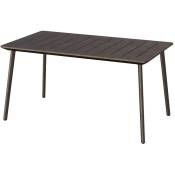 Capaldo - Table en fonte Keter cm.150x90 mobilier de
