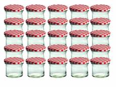 Cap+Cro To 66 Lot de 25 bocaux en verre pour conservation