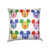 Coussin Disney Mickey - 9 mickey en couleurs - 45x45