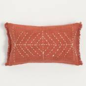Coussin rectangulaire en coton (30x50 cm) Iguatu Sklum Rouge Gingembre - Rouge Gingembre