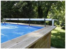 Enrouleur de bâche à bulles premium pour piscine hors-sol ou enterrée jusqu'à 5,55 m - ubbink UBB8711465059640