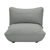 Fauteuil en polyester gris souris 108 x 108 cm Sumo Seat - Fatboy