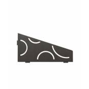 FF/Tablette d'angle mural SHELF-S3 curve Gris Anthracite
