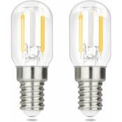 Gbly - 2 pcs Ampoules led E14 Blanc Chaud - Modèle Vintage T22 2W Retro Edison led Lampen, Équivalent 2700K Blanc Chaud, Douille E14 pour
