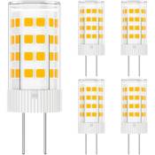 Lrapty - Ampoules G4 LED,Ampoule Hotte Aspirante AC/DC12 5W Équivalent 50W Halogène Lampe,3000K Blanc Chaud Halogènes Lampes,Non Dimmable Led 12
