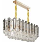 Lustre Salon Cristal Moderne Suspendu - Luminaire Plafonnier