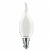 Millumine - Ampoule Filament Satinée Led E14 4 w Coup De Vent Blanc - Blanc