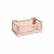 Panier Colour Crate Small / 26 x 17 cm - Hay rose en plastique