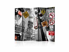 Paravent 5 volets - new york signs ii [room dividers] A1-PARAVENTtc0192
