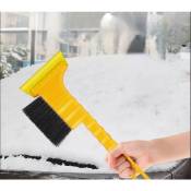 Pelle à neige pour voiture, grattoir, brosse à neige, pelle à dégivrage, outil d'urgence, côtes de bœuf, pelle à glace, grattoir à neige, nettoyage,