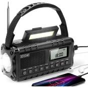Radio Dab/FM Portable(noir), Radio Solaire 5000mAh,