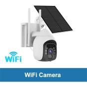 Ranipobo - Camera de Surveillance solaire sans fil Wifi ,camera de securite ccTV exterieure Full hd 1080P camera audio ip avec camera de batterie