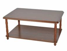Table basse décorative au design classique en bois