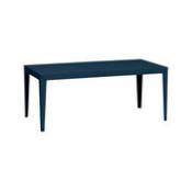 Table rectangulaire Zef OUTDOOR / 180 x 90 cm - Aluminium - Matière Grise bleu en métal