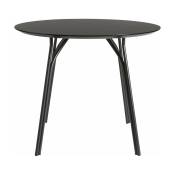 Table ronde noire 90 cm Tree - Woud