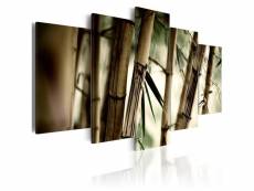 Tableau zen forêts de bambous taille 200 x 100 cm