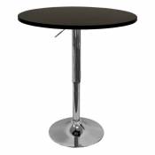 Tables de Bar - Table Zilix Ronde 80 cm - Noir