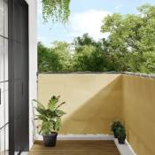 Vidaxl - cran de balcon sable 120x1000 cm 100% polyester