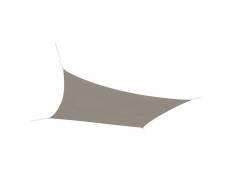 Voile d'ombrage 3x2 m taupe
