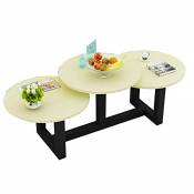 Zaixi Table d'appoint, Table Basse Ronde, Structure