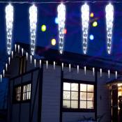 40 led glaçons abrite un rideau lumineux pluie verglaçante