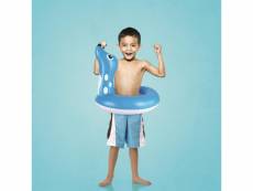 Bouée gonflable enfant otarie - 60 x 50 cm - 3+ ans - bleu