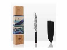 Couteau santoku pakka kotai - type couteau de chef japonais - lame 18 cm KT-SG-003