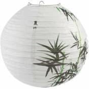 DéCoration de Style Oriental de Lanterne de Papier D'Abat-Jour de 30Cm Chinois, Bambou