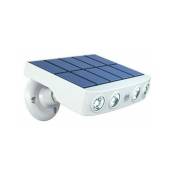 Fast Led Technology - Lampe solaire extérieur étanche orientable avec détecteur de mouvement - Allumage automatique - Panneau a recharge rapide