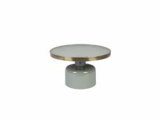 Glam - table basse ronde vert d60