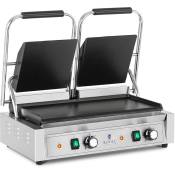Helloshop26 - Machine à panini double toaster plancha électrique lisse 3 600 watts professionnelle