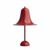 Lampe de table Pantop / Ø 23 cm - Verner Panton (1980) - Verpan rouge en métal