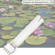 Le Poisson Qui Jardine - Ampoule Stérilisateur - Clarificateur uv 55W, Pour Aquarium, Bassin De Jardin
