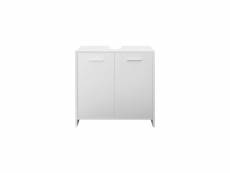 Ml-design meuble sous lavabo, blanc, 58x60x33 cm, avec