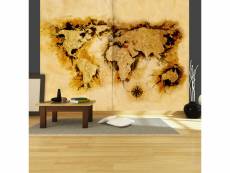 Papier peint gold-diggers' map of the world l 400 x