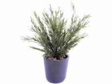 Plante artificielle haute gamme spécial extérieur / podocarpus artificiel - dim : 45 x 30 cm -pegane-