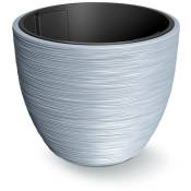 Pot gris, avec dépôt, collection Furu, 34,9 x 34,9