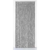 Rideau chenille gris clair uni Werka Pro 120 x 220 cm - Gris