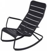 Rocking chair Luxembourg / Aluminium - Fermob gris