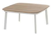 Table basse Shine / 79 x 79 cm - Emu blanc en bois