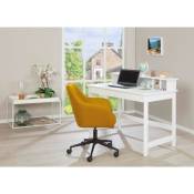 Tables & bureaux - Bureau - L 110 cm x l 69 cm x 91 cm - Hilda - Blanc