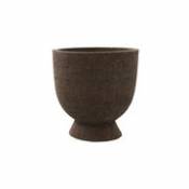 Vase Terra / Ø 20 x H 20 cm - Argile - AYTM marron en céramique