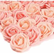 25 Pcs Roses Fleurs Artificielles Réalistes Pour La