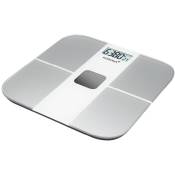 Alina Pèse-personne numérique Plage de pesée (max.)=180 kg argent, blanc avec panneau solaire - Korona