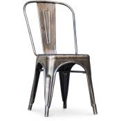 Chaise de salle à manger - Design industriel - Acier