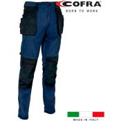 Cofra - E3/80545 pantalon kudus bleu marine noir taille